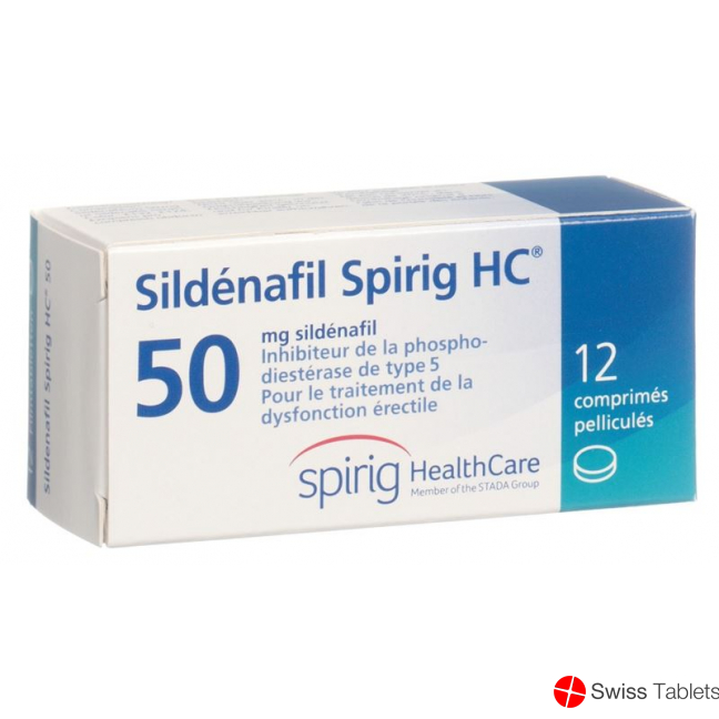 Sildenafil Spirig HC Filmtabl 50 mg 12 pcs
