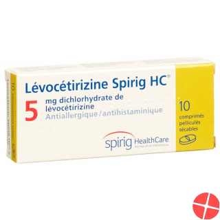 Levocetirizine Spirig HC Filmtabl 5 mg 10 pcs