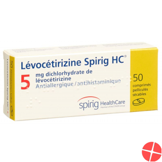 Levocetirizine Spirig HC Filmtabl 5 mg 50 pcs