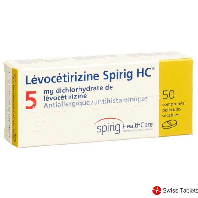 Levocetirizine Spirig HC Filmtabl 5 mg 50 pcs