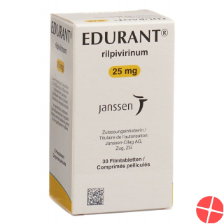 Edurant Filmtabl 25 mg Ds 30 pcs