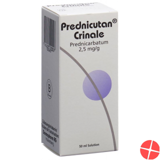 Prednicutan Crinale Lös 2.5 mg / g Fl 50 ml