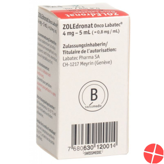 Zoledronate Onco Labatec Inf Konz 4 mg / 5ml Durchstf 5 ml