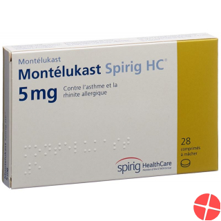 Montelukast Spirig HC Kautabl 5 mg 28 pcs