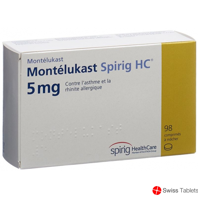 Montelukast Spirig HC Kautabl 5 mg 98 pcs