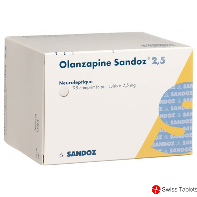 Olanzapine Sandoz Filmtabl 2.5 mg 98 pcs