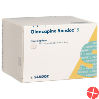 Olanzapine Sandoz Filmtabl 5 mg 98 pcs