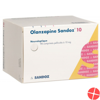 Olanzapine Sandoz Filmtabl 10 mg 98 pcs