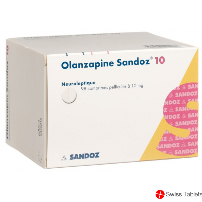 Olanzapine Sandoz Filmtabl 10 mg 98 pcs