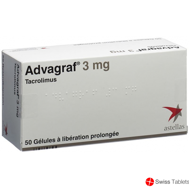 Advagraf Ret Kaps 3 mg 50 pcs