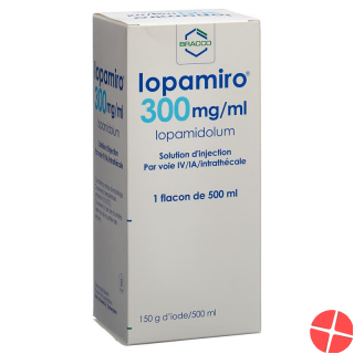 Iopamiro Injektionslösung 300mg/ml 500ml Flasche