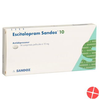 Escitalopram Sandoz Filmtabl 10 mg 14 pcs