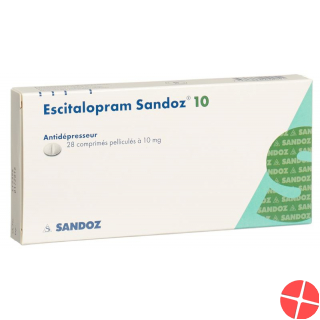 Escitalopram Sandoz Filmtabl 10 mg 28 pcs