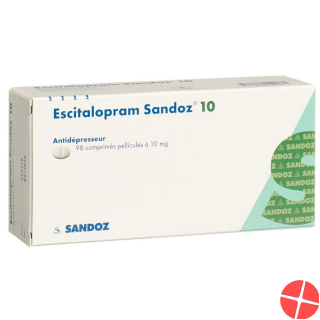 Escitalopram Sandoz Filmtabl 10 mg 98 pcs