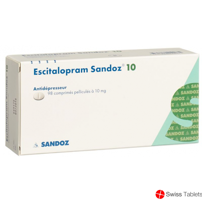 Escitalopram Sandoz Filmtabl 10 mg 98 pcs