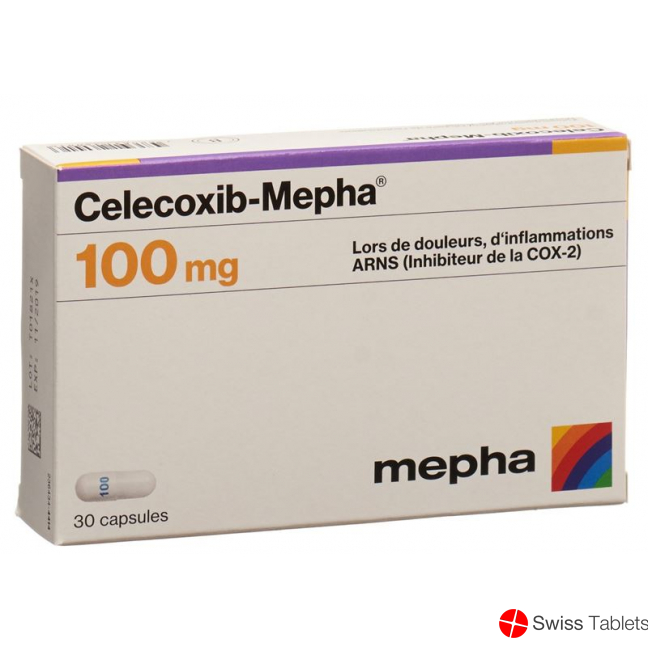 Celecoxib Mepha Kaps 100 mg 30 pcs Celecoxib Mepha Kaps 100 mg 30 pcs