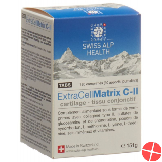 Extra Cell Matrix C-II TABS for joints 120 pcs Extra Cell Matrix C-II TABS for joints 120 pcs