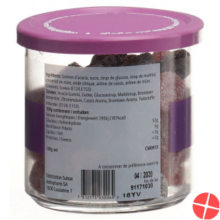 Adropharm cassis and blackberry soothing lozenges 140 g