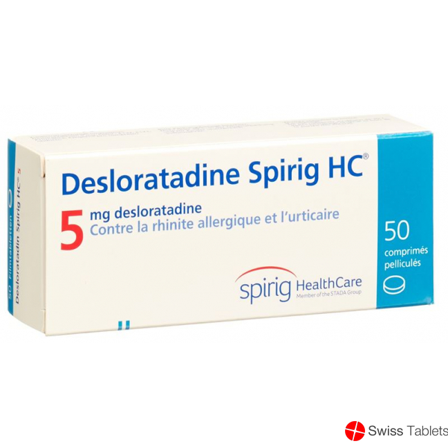 Desloratadine Spirig HC Filmtabl 5 mg 50 pcs