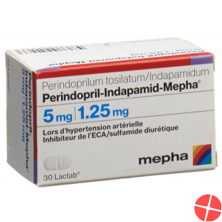 Perindopril indapamide Mepha Lactab 5 / 1.25 mg Ds 30 pcs