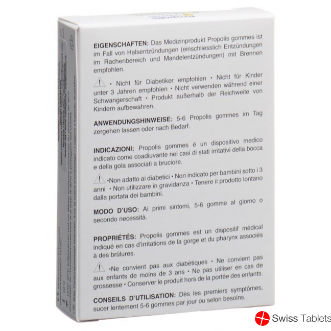 Propolis gommes Honey Eucalyptus 45 g
