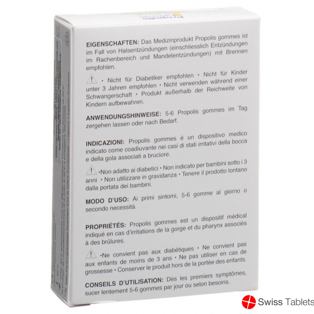 Propolis gommes Honey Orange 45 g