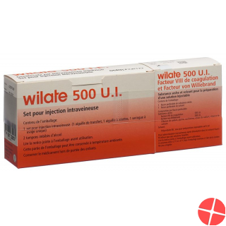 Wilate Trockensubstanz 500 Ie C Solv Durchstechflasche