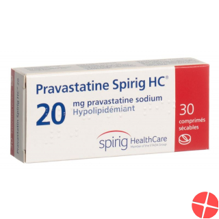 Pravastatin Spirig HC tbl 20 mg 30 pcs