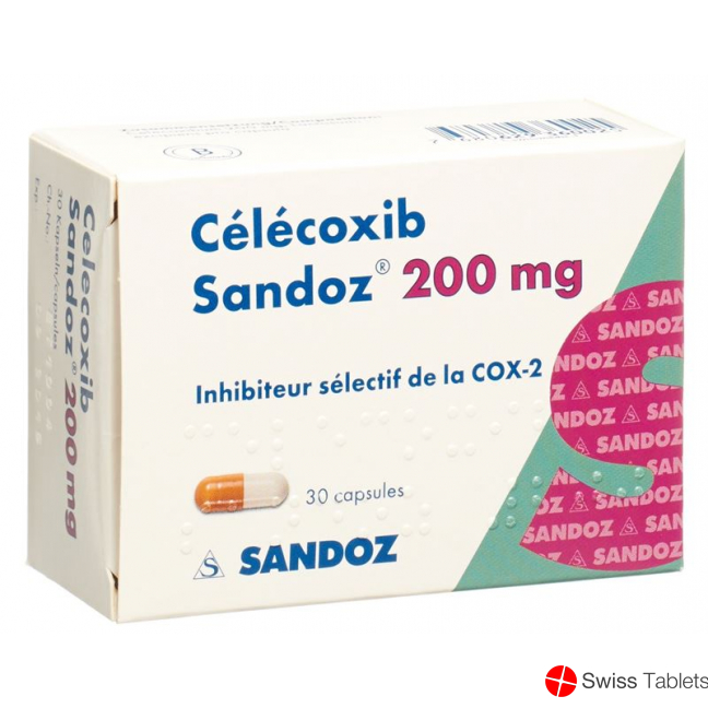 Celecoxib Sandoz Kaps 200 mg 30 pcs Celecoxib Sandoz Kaps 200 mg 30 pcs
