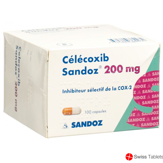 Celecoxib Sandoz Kaps 200 mg 100 pcs Celecoxib Sandoz Kaps 200 mg 100 pcs