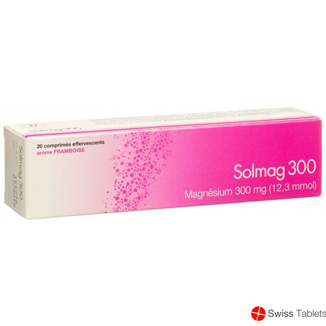 Solmag 300 Brausetabl raspberry flavor Ds 20 pcs