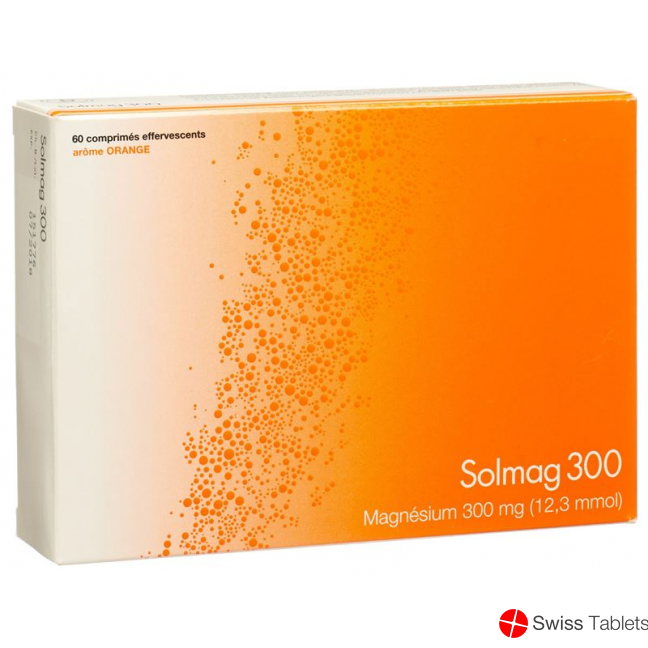 Solmag 300 Brausetabl orange flavor Ds 60 pcs