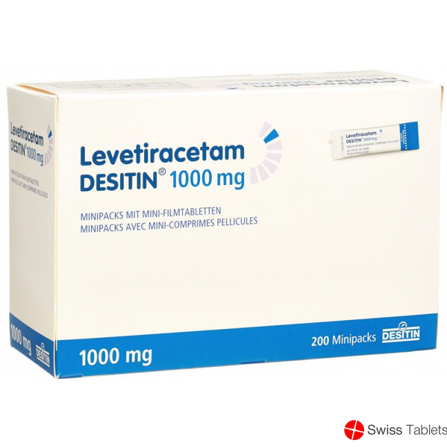 Levetiracetam 1000 mg 200 tablets