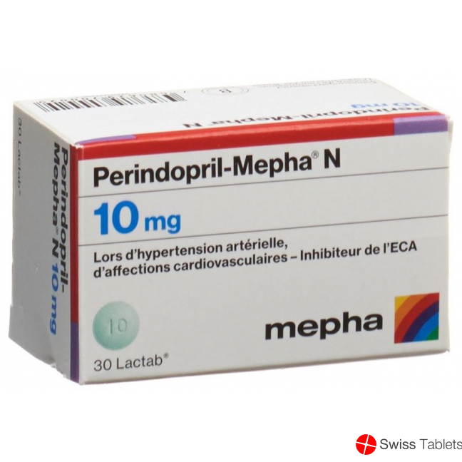 Perindopril Mepha N Lactab 10 mg Ds 30 pcs
