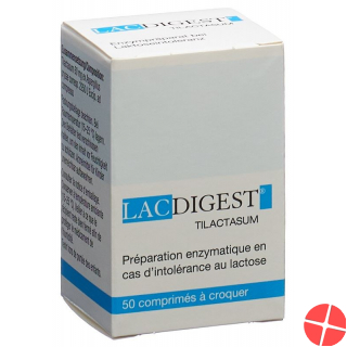 Lacdigest chewable tablets 50 pieces