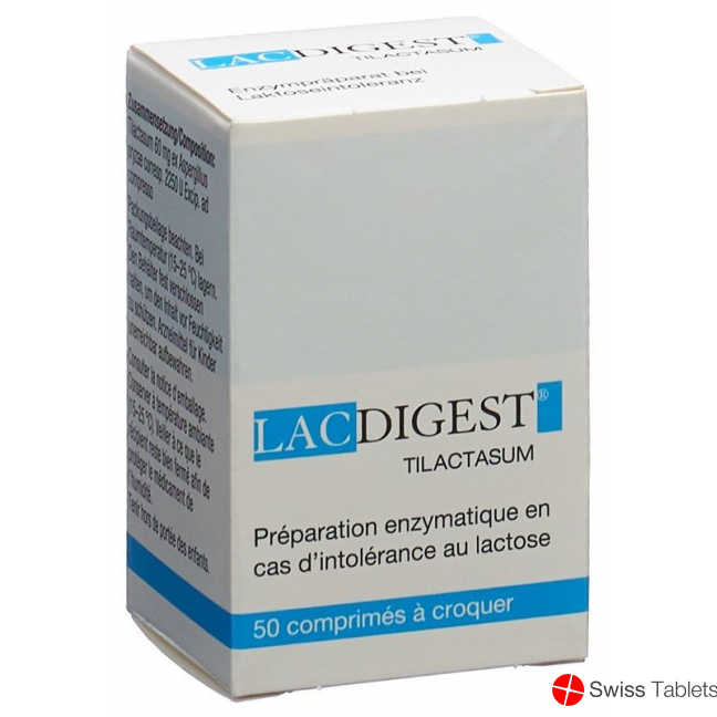 Lacdigest chewable tablets 50 pieces