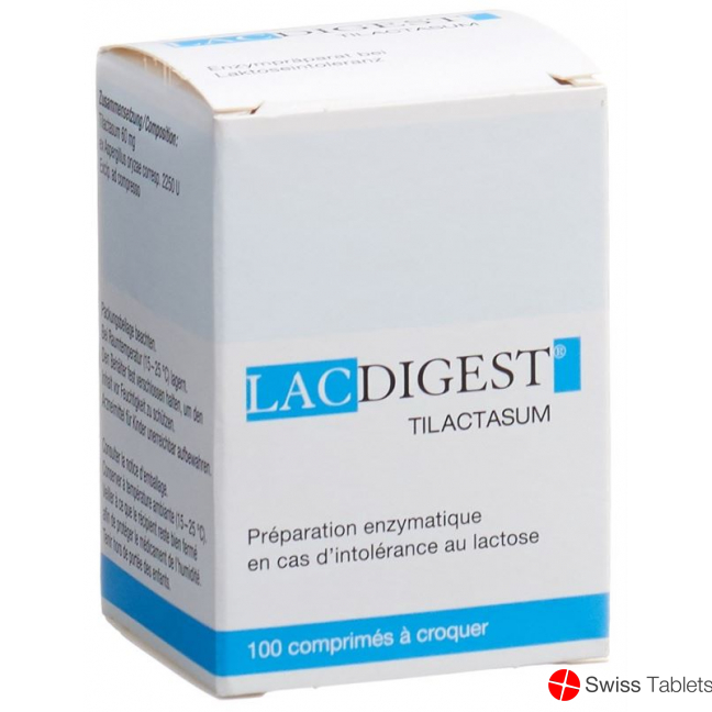 Lacdigest Kautabletten DS 100 pieces tablets