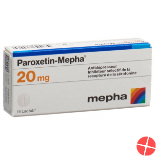 Paroxetine Mepha Lactab 20 mg 14 pcs