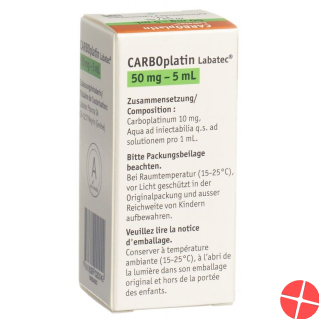 Carboplatin Labatec 50 mg / 5ml Durchstf 5 ml