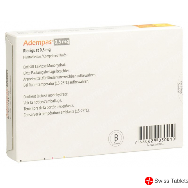 Adempas Filmtabl 0.5 mg 42 pcs