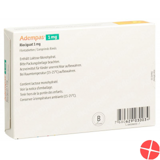 Adempas Filmtabl 1 mg 42 pcs