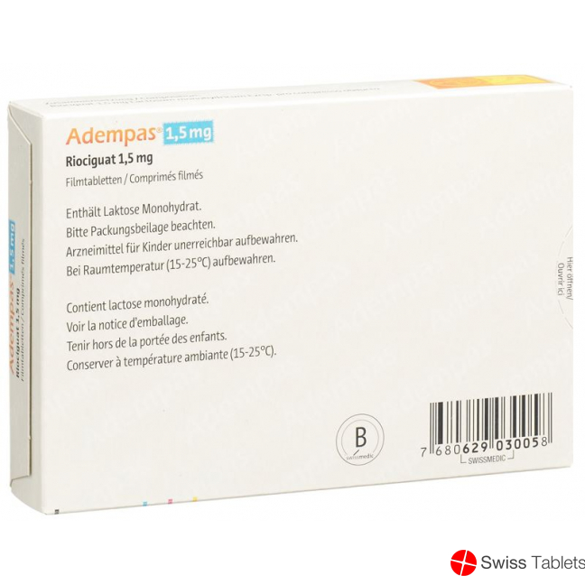 Adempas Filmtabl 1.5 mg 42 pcs