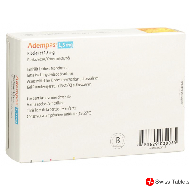 Adempas Filmtabl 1.5 mg 84 pcs