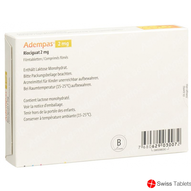 Adempas Filmtabl 2 mg 42 pcs