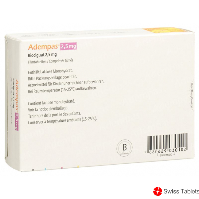 Adempas Filmtabl 2.5 mg 84 pcs
