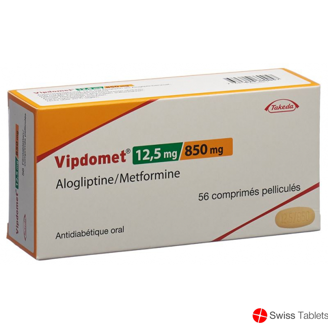 Vipdomet Filmtabl 12.5 / 850 mg 56 pcs