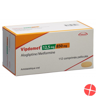 Vipdomet Filmtabl 12.5 / 850 mg 112 pcs