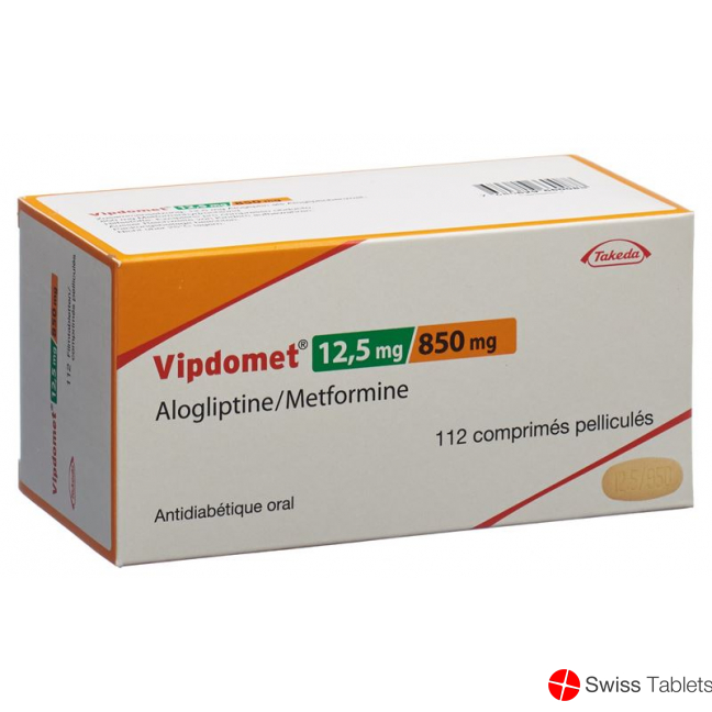 Vipdomet Filmtabl 12.5 / 850 mg 112 pcs