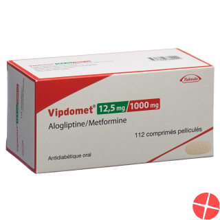 Vipdomet Filmtabl 12.5 / 1000 mg 112 pcs