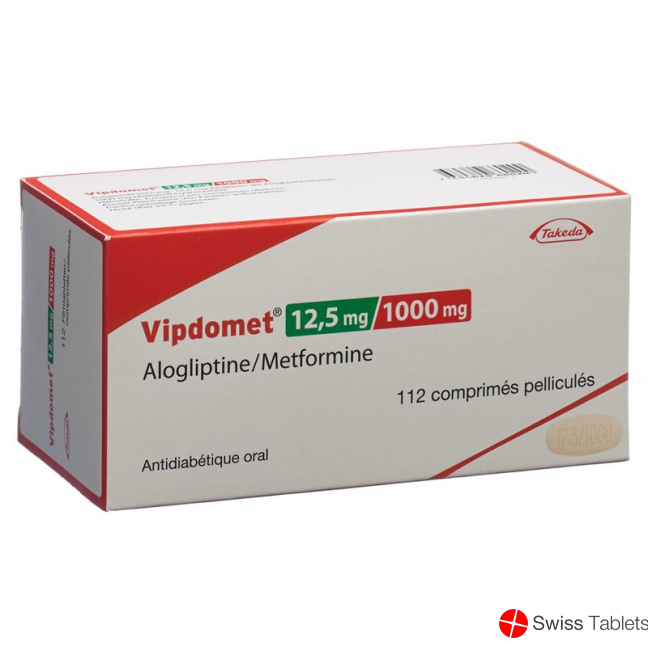 Vipdomet Filmtabl 12.5 / 1000 mg 112 pcs